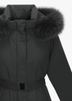 [Excluisve]폭스퍼 속퀼팅 구스다운 롱패딩_DARK GREY_8