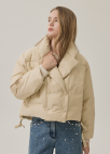 [시즌오프]구스다운 자수 스트링 패딩_LIGHT BEIGE_6