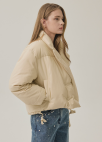 [시즌오프]구스다운 자수 스트링 패딩_LIGHT BEIGE_8