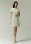 [Exclusive]스팽글 트위드 미니 원피스_MINT_8