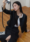 [Exclusive]카고 슬림 스커트_BLACK_10