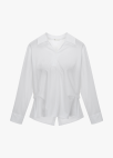 [시즌오프][잇미샤몰단독]백 여밈 오픈카라 셔츠_WHITE_5