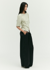 [시즌오프]스트링 디테일 져지 티셔츠_LIGHT KHAKI_8