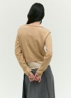 [시즌오프]울실크 혼방 니트 가디건_BEIGE_7