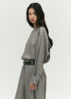 [시즌오프]스냅 버튼 디테일 블라우스_GREY_6