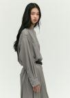 [시즌오프]스냅 버튼 디테일 블라우스_GREY_7