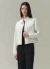 [시즌오프]프릴 라인 워시드 데님 자켓_WHITE_5