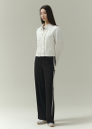 [시즌오프]프릴 라인 워시드 데님 자켓_WHITE_9