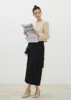 [Exclusive]라운드넥 크롭 자켓_LIGHT BEIGE_7