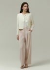 [Exclusive]투턱 와이드 팬츠_LIGHT PINK_5