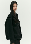 [시즌오프]레더 배색 데님 워크자켓_BLACK_7