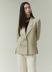[시즌오프]투버튼 테일러드 자켓_LIGHT KHAKI_8
