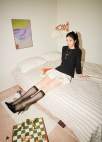 [시즌오프]플리츠 벌룬 미니 스커트_CREAM_8