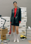 [EXCLUSIVE] 테일러드 페이크 레더자켓_BLACK_5