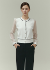 [시즌오프]라인배색 라운드넥 가디건_WHITE_5