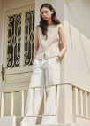 [시즌오프]스티치 자수 스트레이트 팬츠_WHITE_6