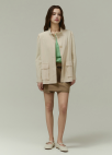 [시즌오프]하이넥 벨티드 자켓_LIGHT BEIGE_8