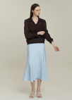 [시즌오프]머메이드 슬릿 스커트_SKY BLUE_10