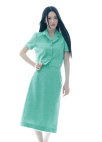 [시즌오프]하프 슬리브 트위드 자켓_GREEN_5