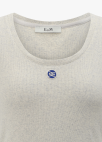 [시즌오프]자수 로고 슬리브리스 티셔츠_LIGHT GREY_15