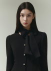 [시즌오프]디테쳐블 스카프 원피스_STRONG BLACK_18
