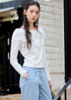 [시즌오프][잇미샤몰단독]텍스처 블록 쿨에버 티셔츠_WHITE_6