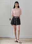 [Exclusive]슬림핏 셋업 숏팬츠_BLACK_6