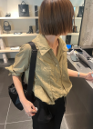 [시즌오프]포켓 포인트 초경량 나일론 점퍼_BEIGE_4