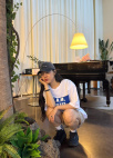[시즌오프]자수로고 데님 볼캡_GREY_14