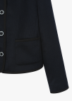 [시즌오프]스탠카라 컬러트리밍 트위드 자켓_NAVY_15