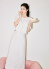 [시즌오프][잇미샤몰단독]플라워 레이스 롱 스커트_CREAM_6