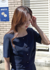[시즌오프]스퀘어넥 크롭 자켓_DARK NAVY_4