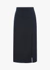 [시즌오프]텍스처 블록 슬릿 스커트_DARK NAVY_15
