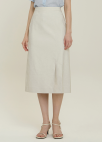[시즌오프]슬릿 라인 스커트_LIGHT BEIGE_11