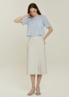 [시즌오프]슬릿 라인 스커트_LIGHT BEIGE_10