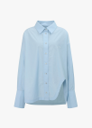 [EXCLUSIVE] 언발란스 오버핏 롱 셔츠_LIGHT BLUE_8
