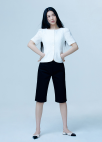 [시즌오프]슬림 데님 하프팬츠_BLACK_8