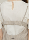 [시즌오프]린넨 스트라이프 슬리브리스 원피스_LIGHT BEIGE_9