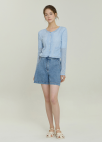 [시즌오프][잇미샤몰단독]텍스처 블록 라운드 탑_SKY BLUE_5