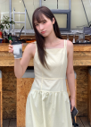 [시즌오프][잇미샤몰단독]스트랩 포인트 시어서커 원피스_YELLOW_7