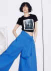 [시즌오프]프린팅 크롭 티셔츠_BLACK_5
