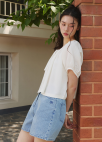 [Exclusive]자수 데님 숏팬츠_BLUE_9