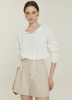 [Exclusive]린넨 셋업 숏팬츠_LIGHT BEIGE_15