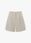 [Exclusive]린넨 셋업 숏팬츠_LIGHT BEIGE_18