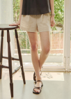 [Exclusive]린넨 셋업 숏팬츠_LIGHT BEIGE_14