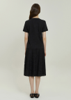 [Exclusive]플라워 프린트 티셔츠_BLACK_8