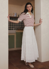 [Exclusive]플레어 레이스 스커트_WHITE_6