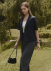 [Exclusive]원턱 와이드 팬츠_DARK GREY_8
