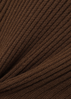 패널 레이어 리브 니트 풀오버_BROWN_15