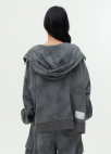 코인포켓 디테일 후드 집업_DARK GREY_14